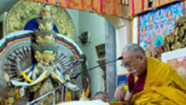 Medicine Buddha Empowerment in the Theckchen Chöling Tsuglagkhang