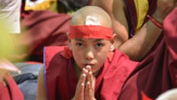 Disciples’ Entry into the Mandala during 33rd Kalachakra Empowerment