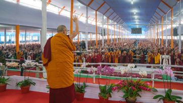 34th Kalachakra Empowerment by His Holiness the Dalai Lama Begins