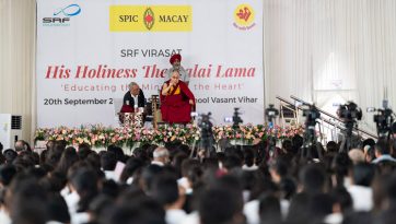 Talking to Students in Delhi