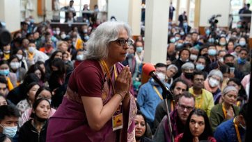 Meeting with Participants in Tibet House’s Nalanda Courses