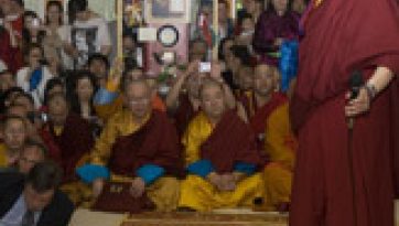 His Holiness the Dalai Lama in Bloomington, IN - May 13, 2010