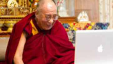His Holiness the Dalai Lama Participates in a Video Conference with Three Chinese Intellectuals