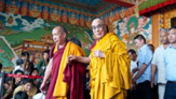 Thousands attend the Dalai Lama’s teachings at Chime Gatsal Ling