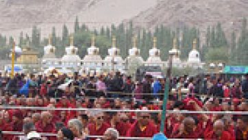 Third Day of His Holiness the Dalai Lama’s Teachings in Leh