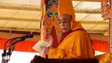 Fourth Day of His Holiness’s Teachings in Leh