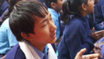 His Holiness the Dalai Lama Visits the Alice Project School and Inaugurates Conference on Buddhism and Society at Sarnath