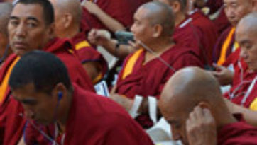 Quantum Physics - His Holiness the Dalai Lama Participates in the 26th Mind & Life Meeting at Drepung - Day 2