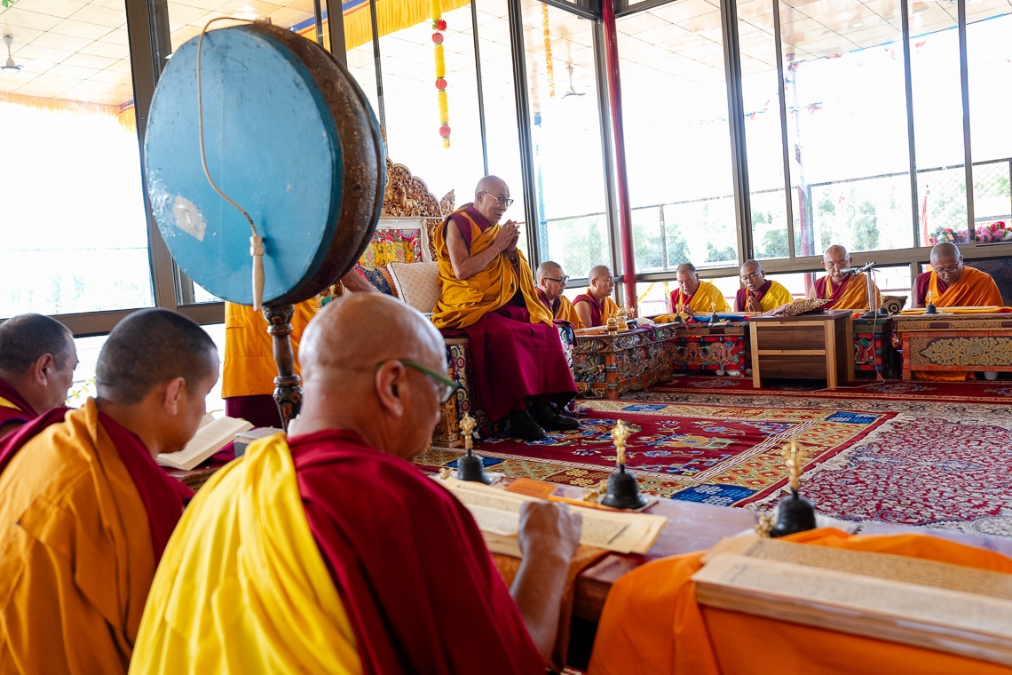 Visit to the Buddha Statue in Stok | The 14th Dalai Lama