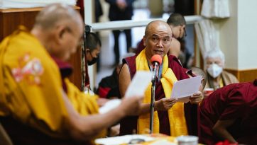 Meeting with Nalanda Masters and Diploma Course Graduates and Students